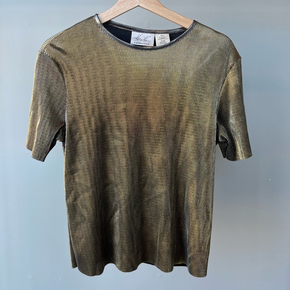 Vintage Metallic Top